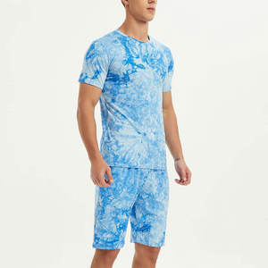 Conjunto deportivo de verano, talla grande, térmico, transpirable, camiseta de manga corta estilo urbano, camiseta para hombre al por mayor - Product Image 3