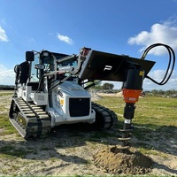 Heißer Verkauf: Gebrauchter Hidromek HMK 60T Baggerlader mit 4x4-Antrieb, Schaufel und Anbaugeräten
