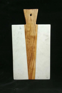 FAIZA CRAFT Mango <b>Wood</b> Rectangle Charcuterie Board Butcher Block Dishwasher Safe for Meat Cutting and Kitchen Use - Product Image 5