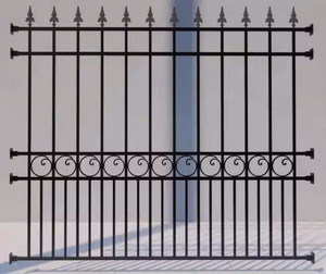 Elegante Puerta Principal de Hierro Ecológica de 7 Pies, Diseño de Puerta de Entrada con Resistencia y Encanto Decorativo para un Atractivo Exterior Moderno - Product Image 2