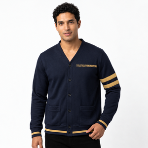 Pulls à col en V de haute qualité pour les logos de sororités/fraternités/écoles/collèges/universités, cardigans tricotés unisexes - Product Image 1