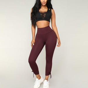 เลกกิ้งโยคะเอวสูงไร้รอยต่อแบบยืดได้สี่ทิศทาง ลายไทได ยกกระชับสะโพก สำหรับผู้หญิง - Product Image 1