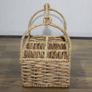 Artex Dong Thap usine Vietnam jacinthe d'eau naturelle faite à la main tissage paniers de rangement paniers en jonc de mer artisanat - Product Image 2