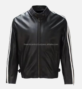 Veste en cuir souple réglable pour hommes Nouvel arrivage Vêtements de mode à manches longues Dernier style pour les soldes d'hiver Veste pour hommes - Product Image 1