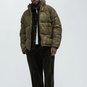 Wholesale <b>bubble</b> jacket For Men fashion puffer <b>coat</b> high quality winter outerwear custom logo new arrive - Product Image 3