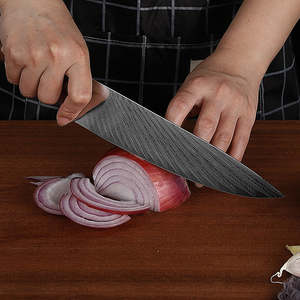 มีดแคมป์ปิ้งสแตนเลสคุณภาพสูงพรีเมียม ด้ามไม้ พร้อมปลอกหนัง รับผลิตตามแบบ OEM - Product Image 6