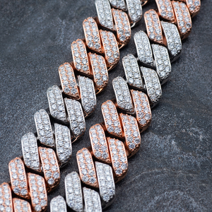 Chaîne cubaine en argent 925 certifiée GRA avec moissanite, collier de mode hip-hop personnalisé pour hommes et femmes - Product Image 3