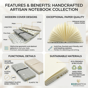 Découvrez des carnets de qualité pour l'écriture, le journalisation, le dessin et les cadeaux, avec des styles polyvalents pour les acheteurs en détail et en gros. - Product Image 6