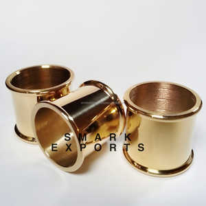 แหวนรองคอทองเหลืองแข็งแรงทนทานสำหรับไม้เท้าขัดเงาสีทองสามารถรองรับเพลาส่วนประกอบจำนวนมากใช้งานฝีมือโลหะ - Product Image 1