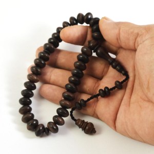 Perles de prière islamiques en bois naturel de haute qualité, fabriquées à la main, design personnalisé, personnalisation possible. - Product Image 6