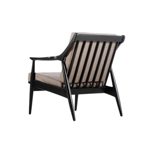 Sillón Moderno de Madera con Asiento y Respaldo Acolchados para Sala de Estar, Muebles para Comodidad y Relajación - Product Image 4