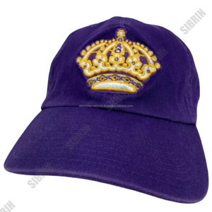 Gorra Sibrin Premium Kings Los Angeles Vintage de Hockey, Estilo Strapback, Bordado 3D, Ajustable, Personalizable para Equipos, Ciclismo y Fiestas - Product Image 2