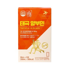 Boisson protéinée prête à boire HONGILCHEON Taegeuk Albumin Egg Protein Liquid Drink, shot protéiné 900ML, 30ML x 30 sachets - Product Image 3