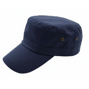 Casquette de cadet légère et unie en coton de haute qualité, respirante, protection solaire extérieure, style décontracté urbain - Product Image 1