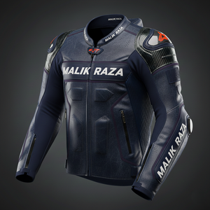 Chaqueta de Motocicleta de Cuero Blindada Nivel 2 MALIK RAZA CE |   Equipo de Motociclista de Cuero Vacuno de 1.3 mm con Clasificación A+ |   Equipo de Protección Estándar de la UE - Product Image 4