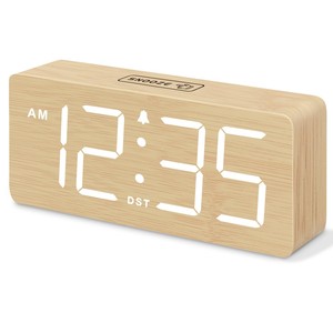 Bamboo <b>Flip</b> Desk <b>Clock</b> White Modern Contemporary Wholesale India - Product Image 4