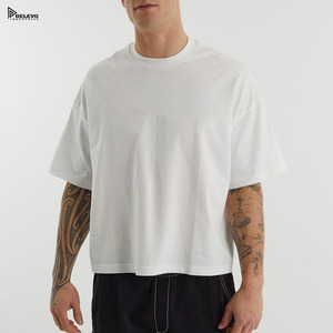 Camiseta de Algodón Premium de 240 GSM para Hombre, Tejido Suave y Transpirable, Corte Holgado, Estilo Casual Urbano, Alta Calidad - Product Image 1