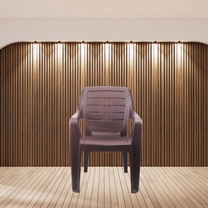 Chaise d'extérieur moderne en plastique SUMO STRIPE pour appartement et villa - Product Image 2
