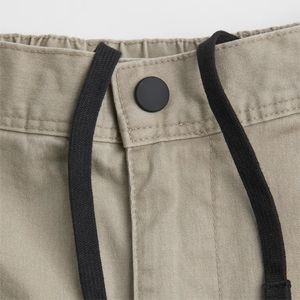 Factory OEM Custom Elastic Waist Loose Fit Utility Pockets <b>Work</b> <b>Pants</b> Casual Streetwear Trousers Baggy Twill <b>Cargo</b> <b>Pants</b> for Men - Product Image 6