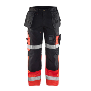 Pantalones de Trabajo de Invierno Resistentes OEM para Hombre, Alta Visibilidad, Múltiples Bolsillos, Construcción a Prueba de Polvo, Poliéster Reflectante - Product Image 1