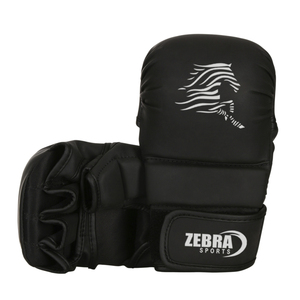 Gants de boxe et de sparring MMA en cuir durable, épaissis, personnalisés, à doigts entiers, avec sangle de poignet réglable et crochet, anti-humidité - Product Image 5