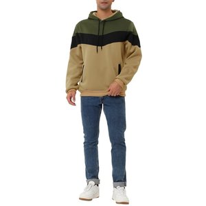 Sweat à capuche pour homme en molleton uni, vente en gros directe usine, personnalisable avec logo, chaud et décontracté - Product Image 3