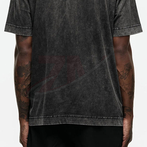 Camiseta Personalizada OEM para Hombre, Lavada al Ácido, con Estampado, de Algodón Premium, Estilo Vintage, Ropa Urbana con Diseño Gráfico - Product Image 5
