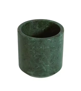 ที่วางช้อนหินอ่อนแบบสองช่อง สีขาวลายเทา สำหรับจัดเก็บอุปกรณ์ครัว - Product Image 4