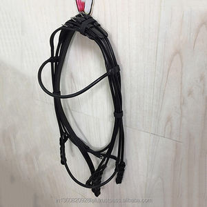 Fancy DD cuero caballo brida suave cuero de vaca acolchado estilo occidental para carreras y equitación producto ecuestre - Product Image 1