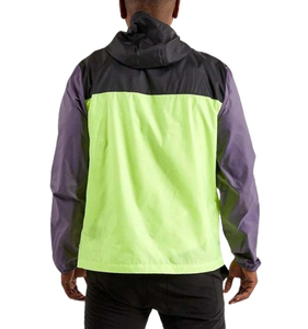 Veste coupe-vent en toile décontractée pour homme, confortable et respirante pour l'hiver, facile à laver avec des couleurs contrastées - Product Image 2