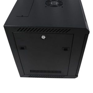 Armoire d'un seul bloc du réseau 9U avec la construction en acier de fans - Product Image 4