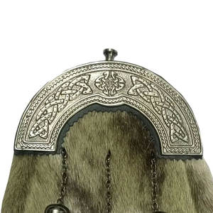 Sporrán de Cuero para Kilt, Estilo Antiguo, 100% Hecho a Mano, Sporrán Escocés de Cuero Premium, Sporrán Profesional OEM - Product Image 4