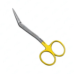 Juego de Instrumentos Quirúrgicos Dentales Manuales TC Metabolize al por Mayor, Tijeras Curvas Finas para Corte de Precisión - Product Image 1