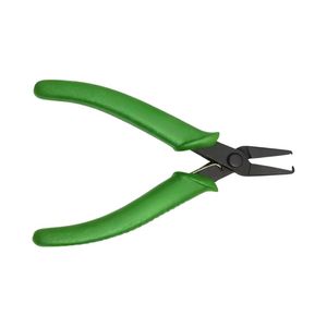 Hole Punch Pliers Jewelry Making Tool Green Handle Carbon Steel Metal <b>Sheet</b> Punching Precision Crafting Artisan Hand Tool - Product Image 2
