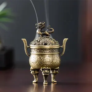 Handcrafted Bakhoor <b>Incense</b> <b>Burner</b> Arabic Style Ideal for Luxury Home Decor Gifting and Hospitality Environments - Product Image 4