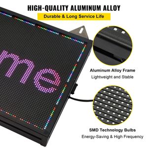 Insegna LED Scorrevole a Colori P6 per Interni da 40'' x 9'' Controllata via WiFi USB, Display Video ad Alta Risoluzione, Pannello Messaggi - Product Image 6