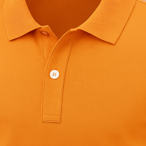 เสื้อโปโลผู้ชายผ้าคอตตอนผสมเนื้อนุ่ม สไตล์ลำลองแฟชั่นเรียบง่าย - Product Image 4
