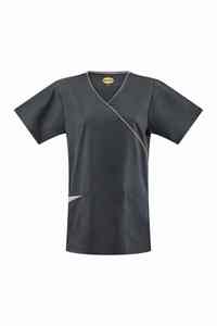 Uniformes de Enfermería de 2 Piezas: Blusa de Manga Corta y Pantalones Largos, Ropa de Trabajo con Cuello en V para Clínica - Product Image 2