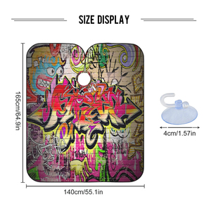 Cape de Coiffeur Professionnelle Imperméable en Polyester pour Salon, avec Fermeture de Cou Ajustable et Personnalisable - Product Image 3