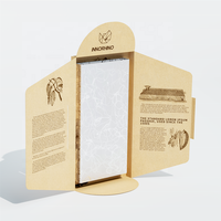 Boîte d'emballage personnalisée de luxe en carton organique avec dorure à chaud, finition mate et gaufrage pour chocolat et brillant à lèvres