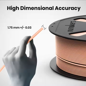 Filamento de Impresión 3D Numakers PLA Plus Apricot de 1 kg y 1.75 mm, Servicio de Corte de Calidad Premium para Impresiones Suaves y Precisas - Product Image 3