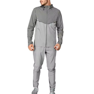 Survêtement coupe-vent pour homme, streetwear, jogging, polyester, nylon, avec sublimation, fournisseur OEM, fabricant, vente en gros - Product Image 1