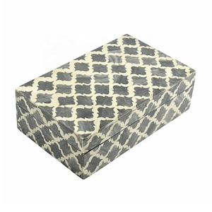 Hot Selling Moroccan Patterns Bone Inlay Jewelry <b>Box</b> Bone Decorative Storage <b>Box</b> Bone Inlay Jewelry <b>Trinket</b> <b>Box</b> - Product Image 1