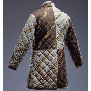 Gambeson médiéval HEMA personnalisé pour homme, veste rembourrée bicolore matelassée losanges en coton 350N, costume d'entraînement, meilleure vente - Product Image 4