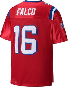 Maillot de football rouge numéro 16, col en V, polyester, tissu de sport durable, type de tissu 100% polyester - Product Image 2