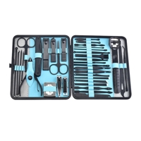 Juego de Manicura y Pedicura Profesional de Lujo, 36 Piezas, Kit de Cuidado de Uñas de Acero Inoxidable, Cortaúñas, Herramientas para Cutículas, Cuidado de Manos y Pies