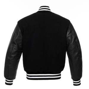 Wholesale Custom Designer Logo Jackets Casual Baseball Jacket Letterman <b>Coat</b> Cotton Unisex Varsity Baseball Jacket - Product Image 2