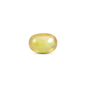 Zafiro Rosa de Corte Ovalado Amarillo de 5.7 Quilates, Gema Suelta para Joyería Fina - Product Image 2