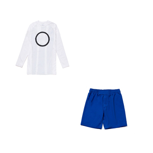 Maillot de bain à manches longues pour homme, noir, protection UV UPF50+, séchage rapide, coupe compressive extensible, pour la plage, les sports nautiques et le surf - Product Image 5