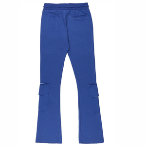<b>Vintage</b> Casual Style Men Colorblock Stacked Sweatpants Heavyweight Fleece Flare <b>Track</b> <b>Pants</b> - Product Image 6